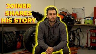 This Joiner survived a bad accident and started racing in the British Superbike Championship