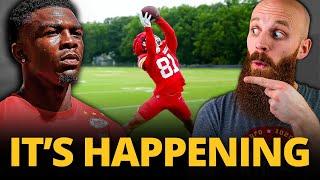 The Chiefs Wide Receiver battle is REALLY heating up… Another camp "fight" and more