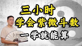 三小时学会紫微斗数，基础入门到精通教学