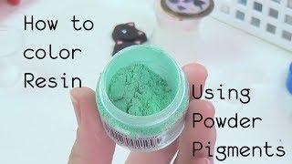 Resin Craft Guide #1 How to Properly Mix in Powder Pigments