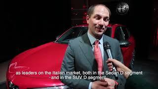 2020 New Alfa Romeo Giulia & Stelvio - Alberto Cavaggioni, Head of EMEA Alfa Romeo brand