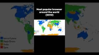 Most popular browser in each Country #maps #geography