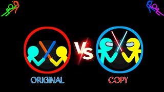 SUPREME DUELIST STICKMAN   original vs copy  #animation #stickman #shorts ‎@alanbecker