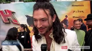 THE FLASH premiere interviews Ezra Miller, Ben Affleck, Sasha Calle, Michael Shannon - June 12, 2023