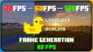 Cách Tăng GẤP ĐÔI FPS Minecraft Shader Bằng LossLess Scaling!