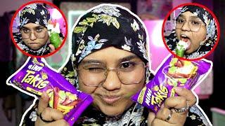 TRYING TIKTOK VIRAL FOOD TRENDS: GARLIC PICKLE & JALAPEÑO TAKIS