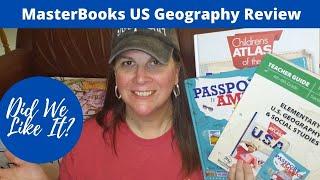 MasterBooks Elementary US Geography & Social Studies Curriculum Review // State Geography Ideas