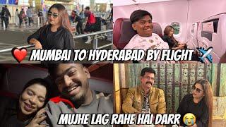 ️ Mumbai To Hyderabad By Flight ️ | Mujhe Lag Rahe Hai Darr  | Hum Aare Aap Sab Se Milne 