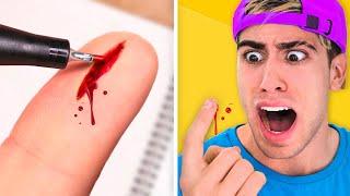 10 PRANKS TO PLAY ON YOUR FRIENDS AT SCHOOL !!