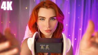 ASMR Trigger Words, Mouth Sounds & Visuals ( Heavy Delay / 4K )