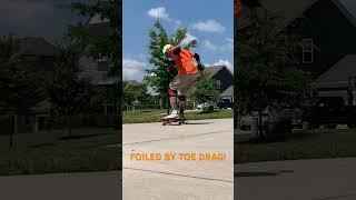 Nearly Perfect Fakie 360 Shuv BUT… #shorts #shortvideo #shortsvideo #skateboarding #shortsfeed