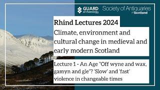 Session 1 - ‘Slow’ and ‘fast’ violence in changeable times |  Rhind Lectures 2024