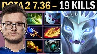 Spectre Gameplay Miracle with Butterfly and 19 Kills - Dota 7.36