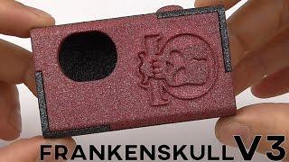 FRANKENSKULL V3 BOX MOD REVIEW - squonk - squonking - bf - 3.0 - 3