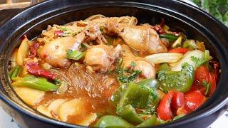 Our Friends are CRAZY for this! Fragrant Spicy Chicken Pot 香辣奇味鸡 Chinese Braised Chicken Recipe