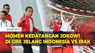 Detik-detik Kedatangan Jokowi ke GBK, Nonton Langsung Indonesia vs Irak