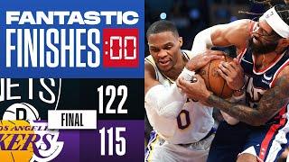 Final 1:48 WILD CHRISTMAS ENDING Lakers vs Nets 