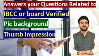 UHS MBBS Admission updates | Document from IBCC or board | Passport size Picture | thumb impression