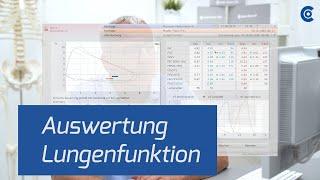 Lungenfunktion / Auswertung in der custo diagnostic