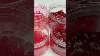 Make it Right! Strawberry Sago Milk Cheese YUMMY#shorts#video@onca'skitchen