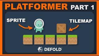 Platformer Defold Tutorial 1 - Sprites, Tilemaps, Basic Setup