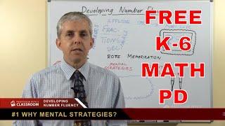 Developing Number Fluency Part 1: Why Mental Strategies? [FREE MATH PD FOR TEACHERS]