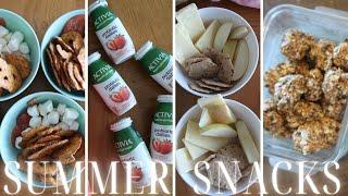 SUMMER SNACKS FOR MY KIDS || SNACK IDEAS