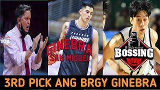 BRGY GINEBRA HANDANG IBIGAY ANG LAHAT SA TERAFIRMA PARA MAKUHA ANG 3RD PICK NA SI CAELAN TIONGSON