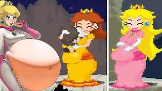 WAIT PEACH!! SHE'S NOT FOOD!!!  ( Princess Peach & Daisy Monster Girls Buffet )