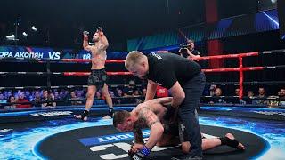 НОКАУТ КОЛЕНОМ В ГОЛОВУ | Жора Акопян vs Андрей Елин | RCC Fair Fight 24