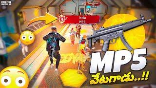 India's Top 3 Mp5 Player in My Game  - Free Fire Telugu - MBG ARMY