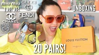 My Luxury Sunglasses Collection (20+ PAIRS) & UNBOXING a NEW Pair!