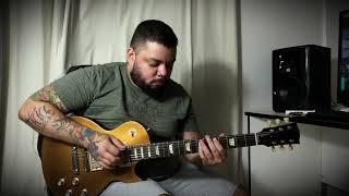 HARD ROCK SHRED GUITAR SOLOING - TESTE GIBSON GOLDTOP