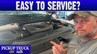 2025 Ram 1500 Hurricane Maintenance Items: Oil filter, Air filter, Jack Location