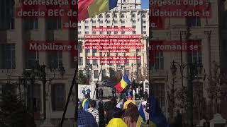 Protest de amploare  în fața CCR Tensiune uriașă în toată țara! Protestul democrației!