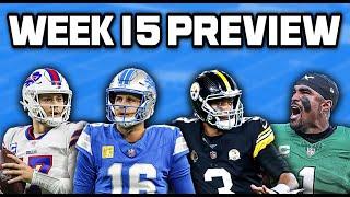 NFL Week 15 Preview