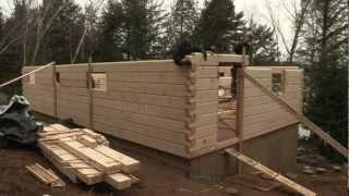 Discovery Dream Homes Log Assembly