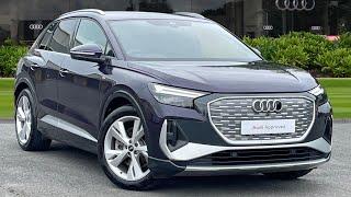 Approved Used Audi Q4 S line 40 e-tron 150,00 kW | Preston Audi