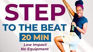 20 MIN STEP TO THE BEAT | DANCE CARDIO WORKOUT | AEROBICS for WEIGHT LOSS | NO JUMPING