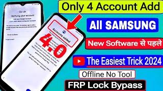 SAMSUNG FRP BYPASS 2024 (Live Proof) Android 13-14 New Security 2024 Frp Lock Remove | Bypass Frp