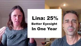 Lina: 25% Better Eyesight | Shortsighted Podcast Clips | Jake Steiner