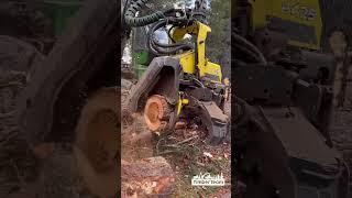 “Forest Master:Harvester 1270g in Action” #forest #lumberjack #johndeere #harvester #wood #forestry