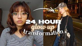 changing my ENTIRE appearance in 24 hours ‍️*GLOW UP TRANSFORMATION*