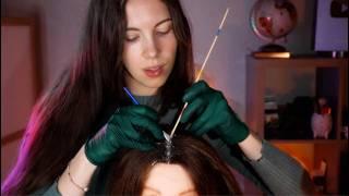  Relaxing ASMR Dandruff Removal & Scalp Check 