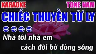 Chiếc Thuyền Từ Ly Karaoke Tone Nam Karaoke 9999 - Beat Mới