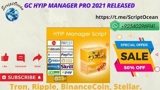 Gc Hyip Manager Pro 2021 Installation Nulled  #GCHYIPManager#HYIPScript#GOLDCODERS#HYIP#HYIPMANAGER