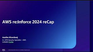 AWS re:Inforce 2024 Cloud Security