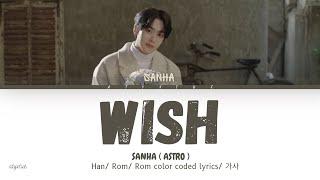 ASTRO SANHA ( 아스트로 산하) - WISH ( 바람 )  (Han/ Rom/ Eng lyrics/가사)