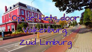 Op de fiets door Valkenburg, Zuid Limburg nu met Nederlands gesproken commentaar in HD