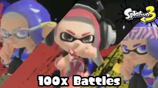 Winning 3 100x Battles In Splatoon 3: World Premier | Rock Vs Paper Vs Scissors Splatfest